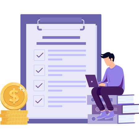 Budget de planification  Illustration