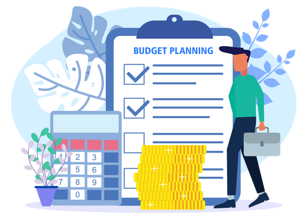 Budget d'entreprise  Illustration