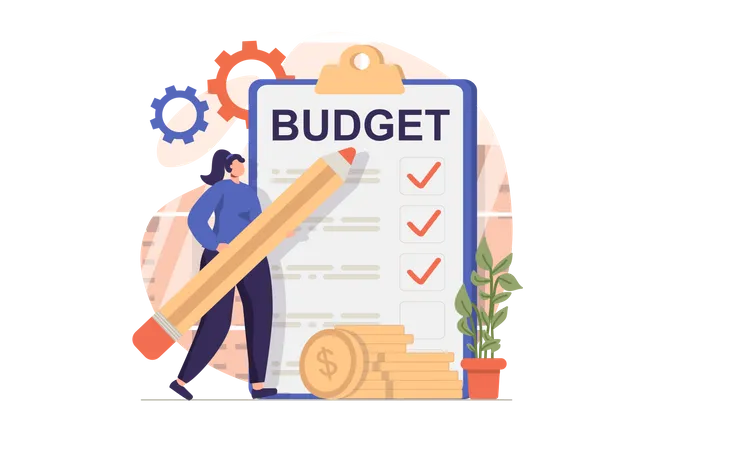 Budget financier  Illustration