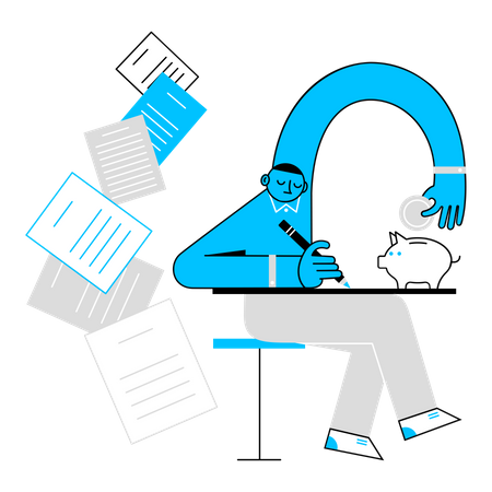 Budget Management  Illustration