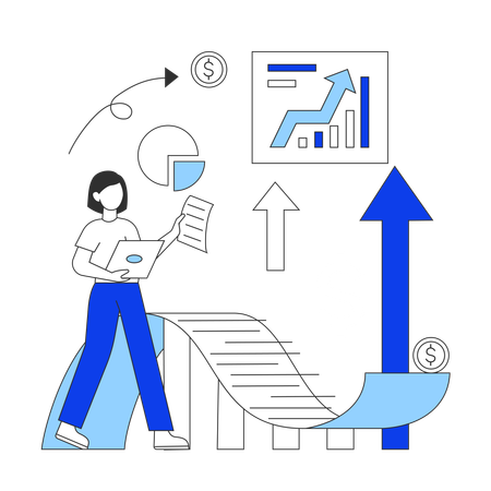 Budget marketing  Illustration