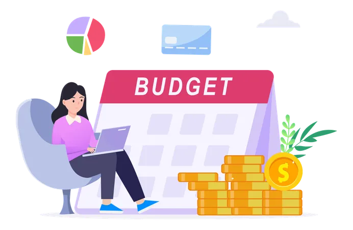 Budget Planning Finance Management Vector Illustration Illustration