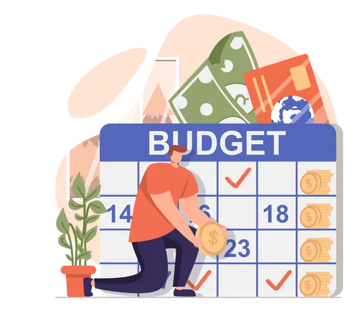 Budget Planner  Illustration