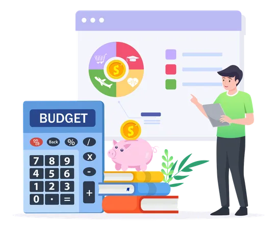 Budget Planning  Illustration
