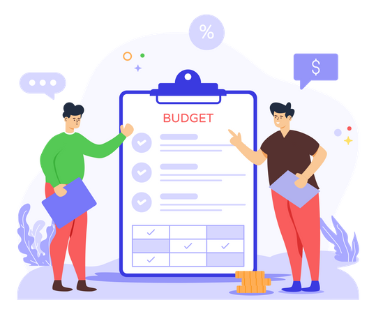 Budget Planning Illustration