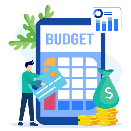 Budget planning  Illustration