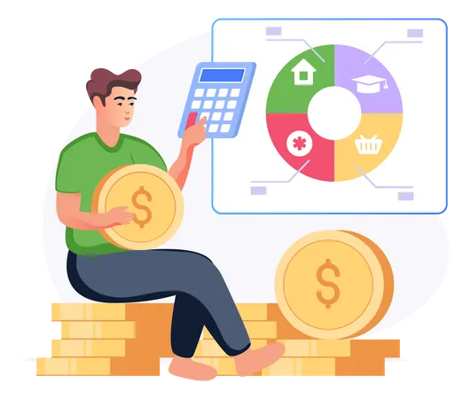 Budget Planning  Illustration