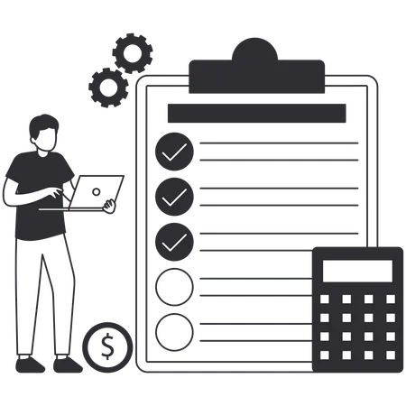 Budget Planning  Illustration