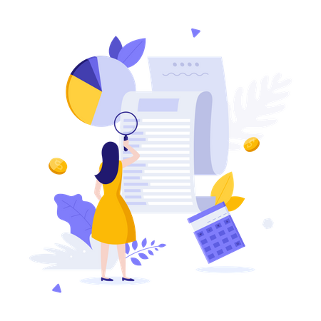 Budget planning  Illustration