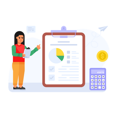 Budget Planning  Illustration