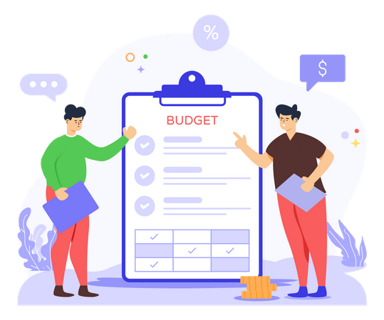 Budget Planning  Illustration