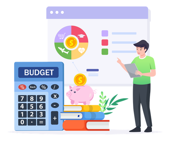 Budget Planning  Illustration