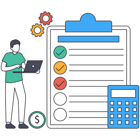 Budget Planning  Illustration