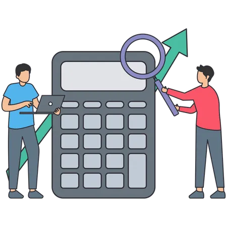 Budgetierungstipps und Finanzplanung  Illustration