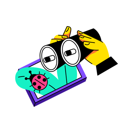 Bug hunting and analysis  Illustration