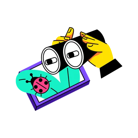 Bug hunting and analysis  Illustration