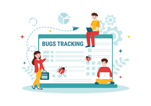Bug Tracking  Illustration