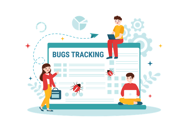 Bug Tracking  Illustration