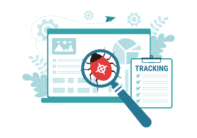 Bug Tracking  Illustration