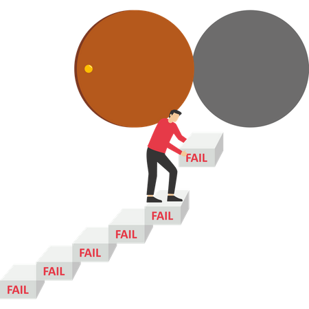 Build a ladder  Illustration