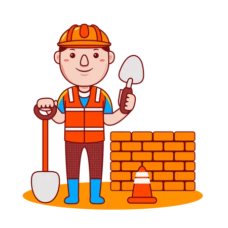 Builder  Illustration