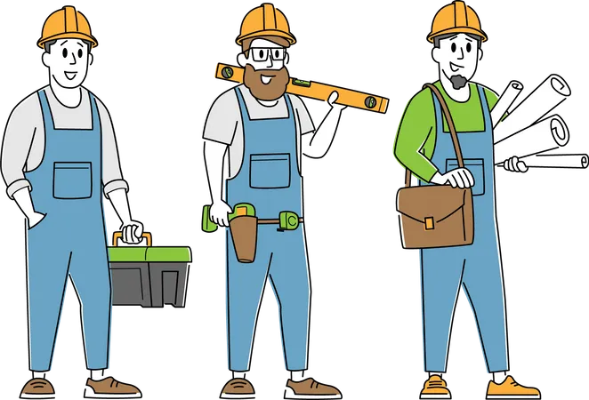 Builder Team Illustration