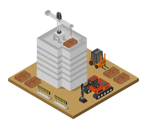 Building construction  Illustration