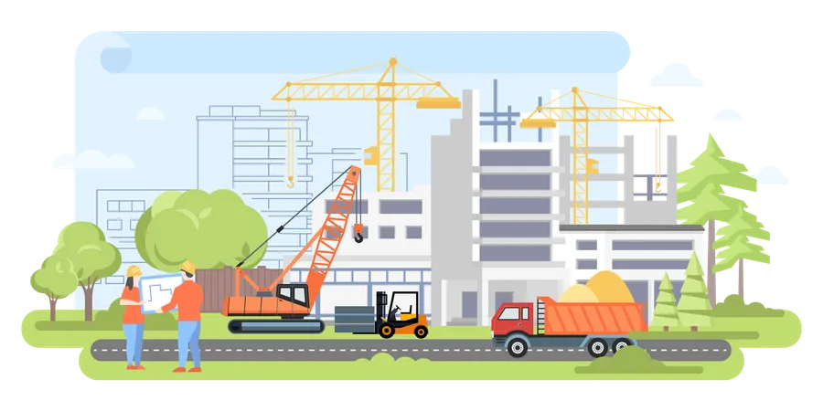 Building Construction Illustration