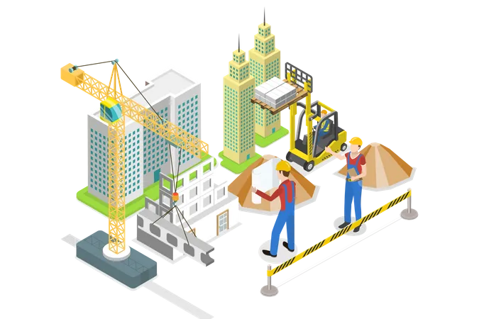 Building Industry Illustration