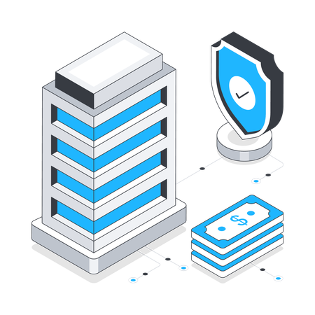 Building Insurance  Illustration