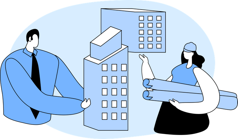 Building Plan  Illustration