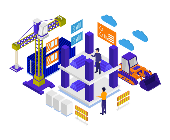 Building project  Illustration
