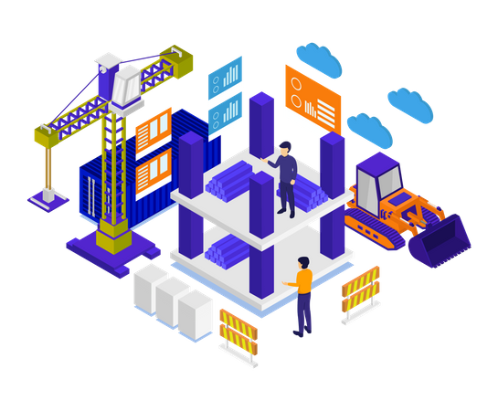 Building project  Illustration