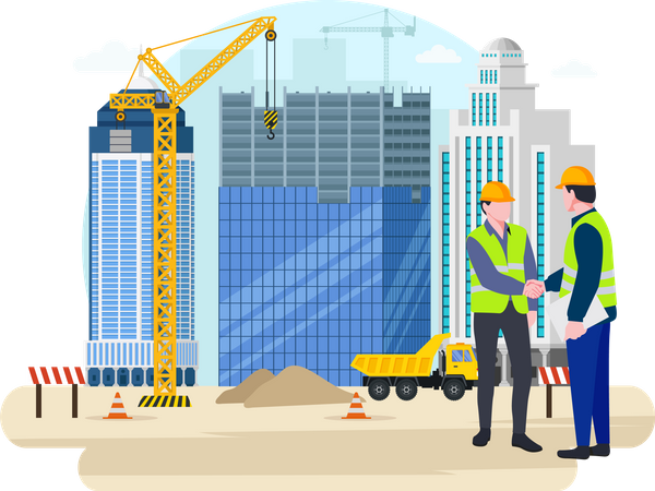 Building site  Illustration