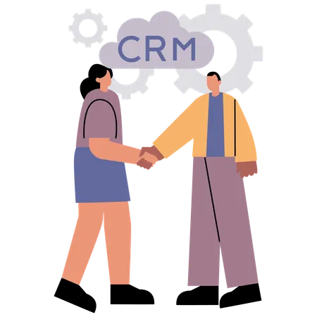 Building Strong Customer Connection  Illustration