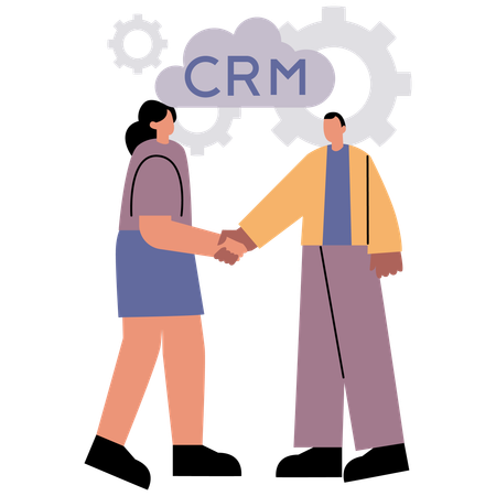 Building Strong Customer Connection  Illustration