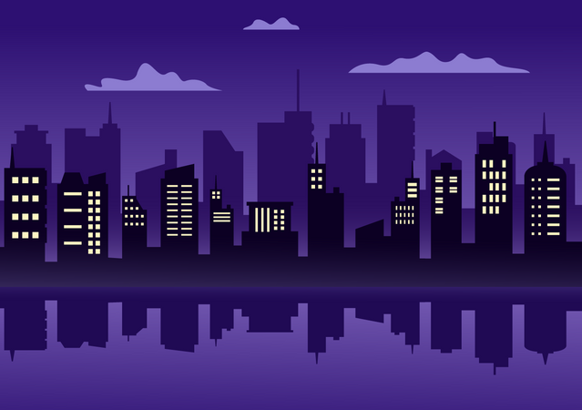 Buildings Background  Illustration