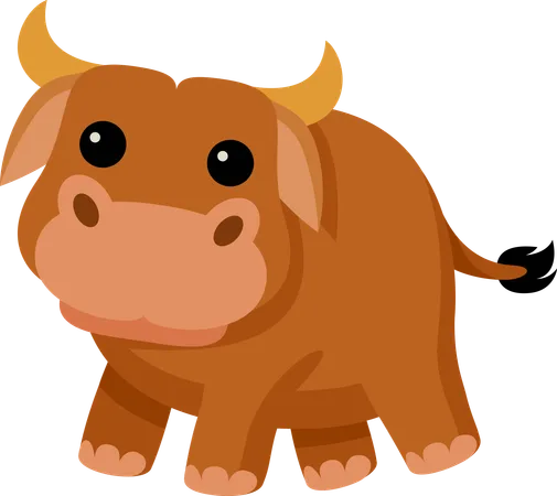 Bull  Illustration