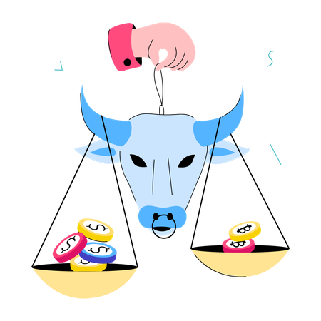 Bull Market  Illustration
