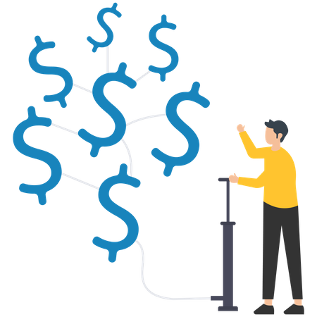 Bulle d'investissement  Illustration