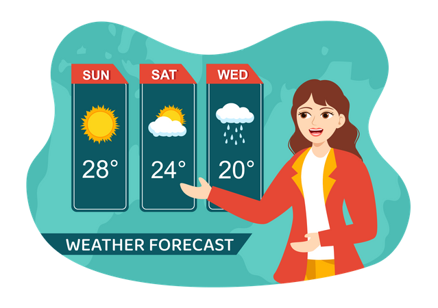 Bulletin météo  Illustration