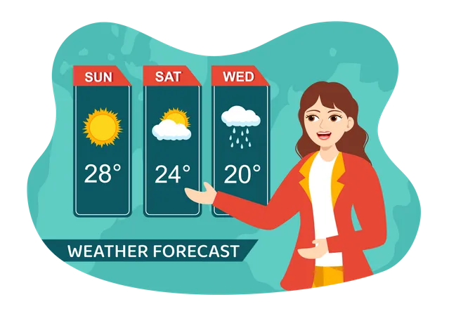 Bulletin météo  Illustration