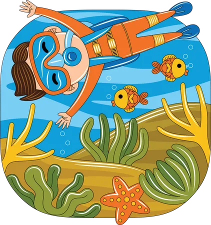 Bunaken Marine Park  Illustration