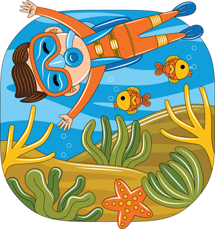 Bunaken Marine Park  Illustration