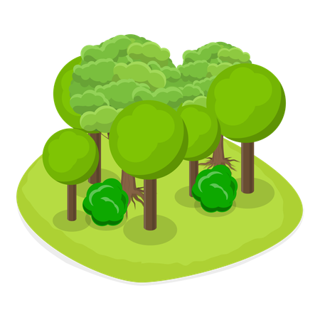 Bungalow en la isla  Ilustración