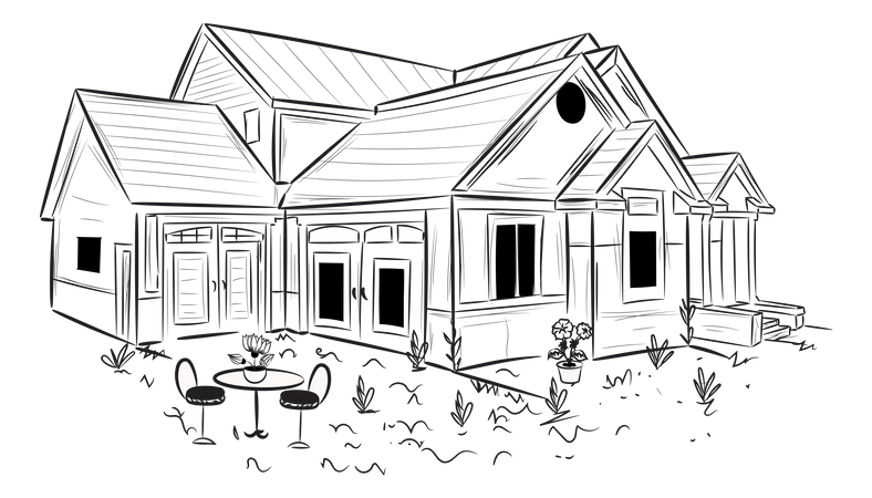 Bungalow  Illustration
