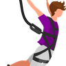illustration for bungee jumping