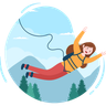 bungee jumping illustrations