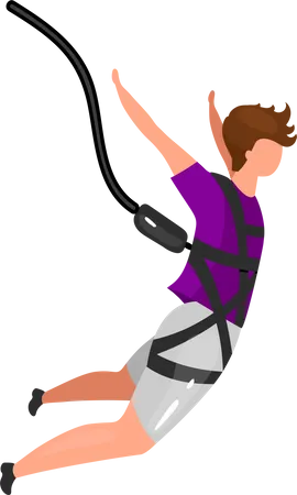 Bungee jumping  Illustration