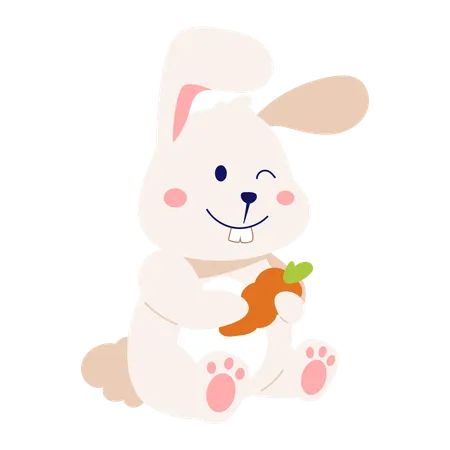 Bunny Baby Animal Illustration Illustration